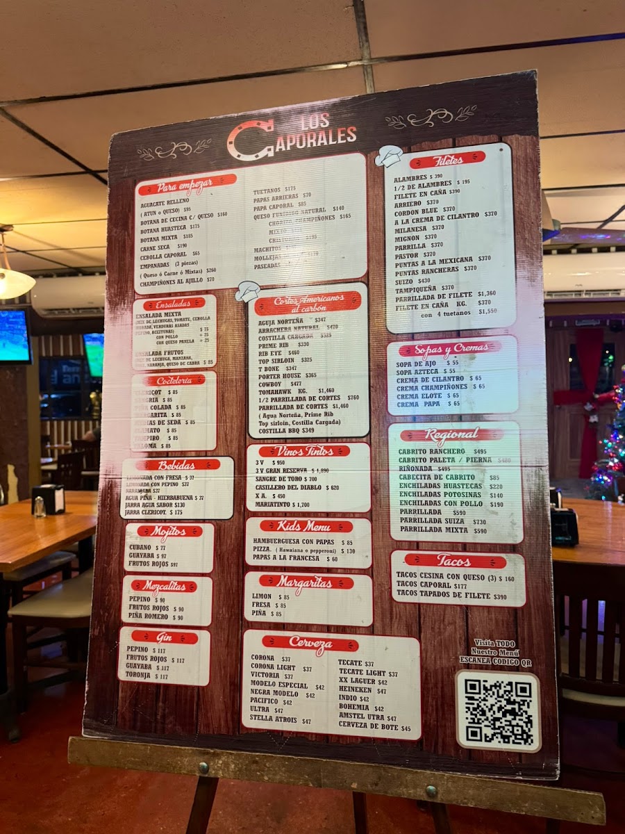 Restaurant Los Caporales Menu - Image 1