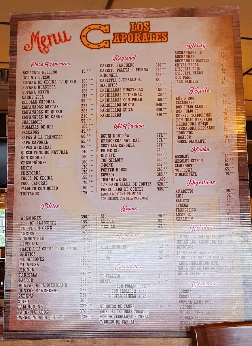 Restaurant Los Caporales Menu - Image 5